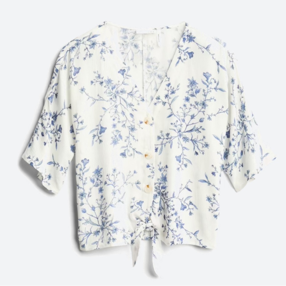 Elayne Front Tie Top